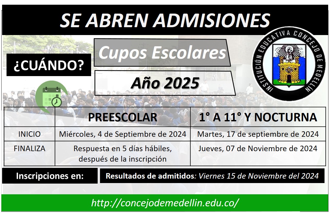 ADMISIONES AÑO 2025