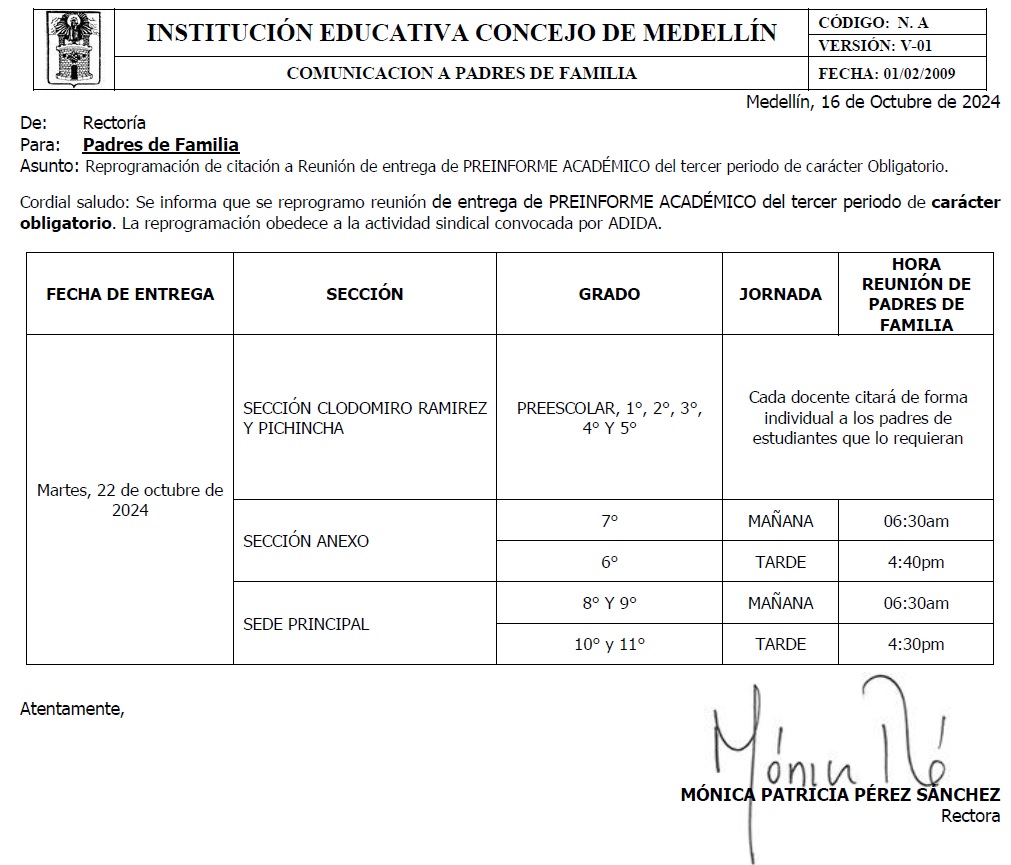 ENTREGA PRE INFORME ACADEMICO